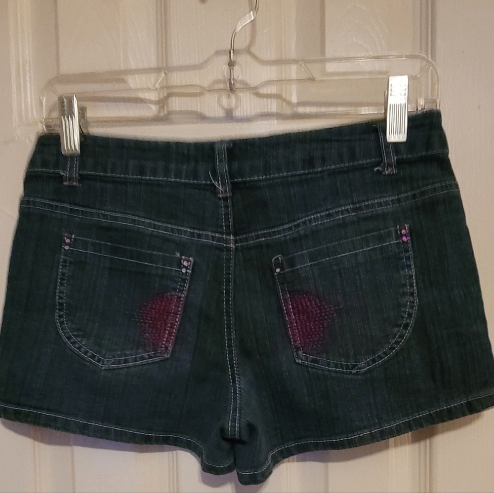 Blue jean shorts